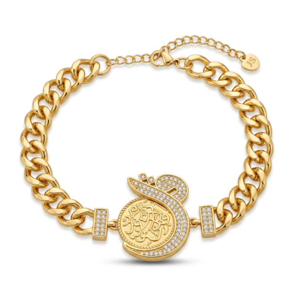 24K Gold Egyptian Eye of Horus Pendant Necklace B2B Supplier