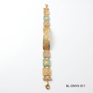 Wholesale 24K Gold Enamel Arabic Heritage Bracelet Dubai
