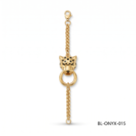 Wholesale 24K Gold Panther Head Charm Bracelet Egypt
