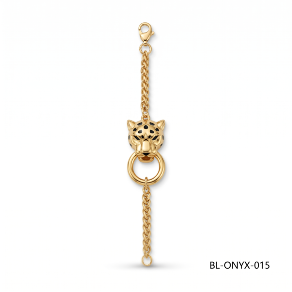 Wholesale 24K Gold Panther Head Charm Bracelet Egypt