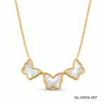 24K Gold Floral Openwork Butterfly Pendant B2B Supplier