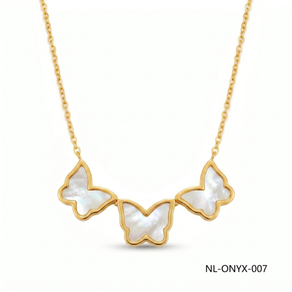 24K Gold Floral Openwork Butterfly Pendant B2B Supplier