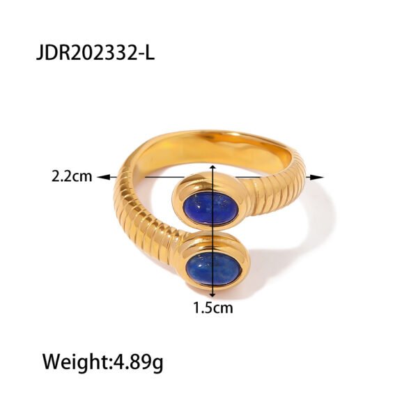 Vintage Lapis Lazuli Gold Ring Bulk1