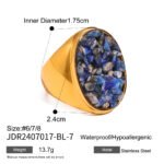 Vintage Lapis Lazuli Gold Ring Bulk3