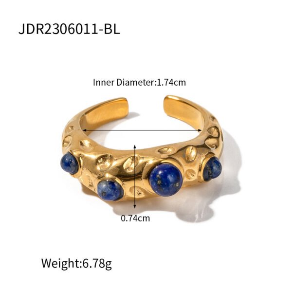 Vintage Lapis Lazuli Gold Ring Bulk3