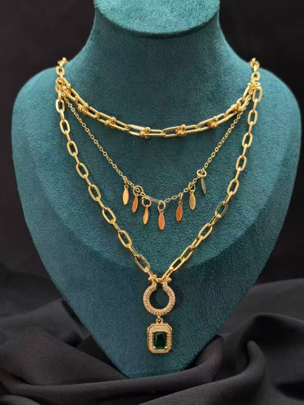 Wholesale 24K Gold Plated Heavyweight Chunky Cuban Chain Double Y Drop Lariat Necklace Iced Out Bar Stations B2B Guangzhou Factory