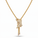Wholesale 24K Gold Plated Iced Out Crocodile Alligator Animal Statement Jewelry Set Necklace Bracelet Ring B2B Guangzhou Factory